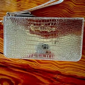 Lilly Pulitzer Gold Wristlet